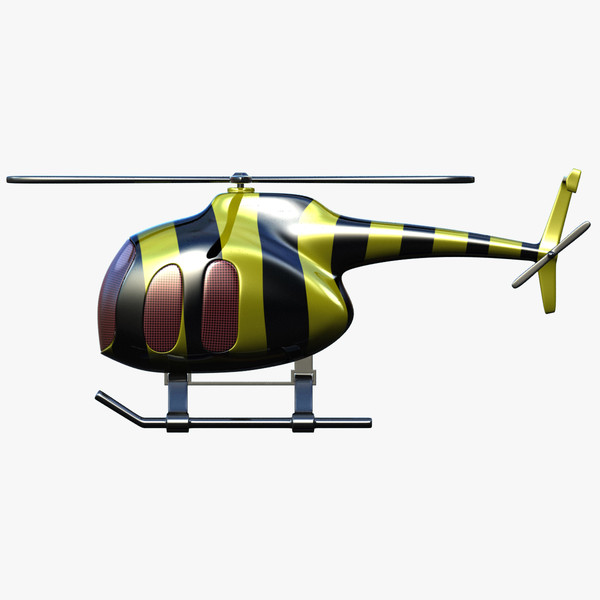 toy helicopter v3 3d max - Toy Helicopter V3 by gin3d