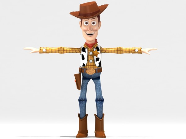 woody rigged 3d max - WOODY RIGGED by fabelar