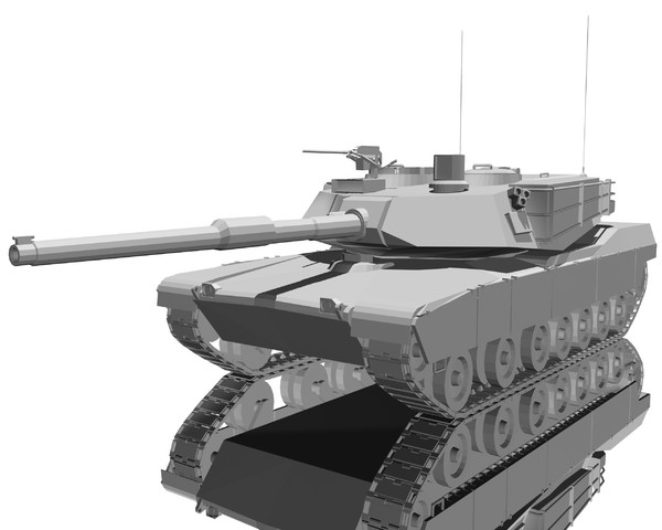obj m1a2 abrams variant tank - M1A2 Abrams Variant by jhthomas512