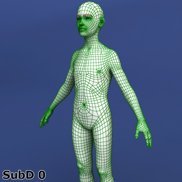 realistic boy modeled 3d model - Realistic Boy 3d Model... by Bitmapworld