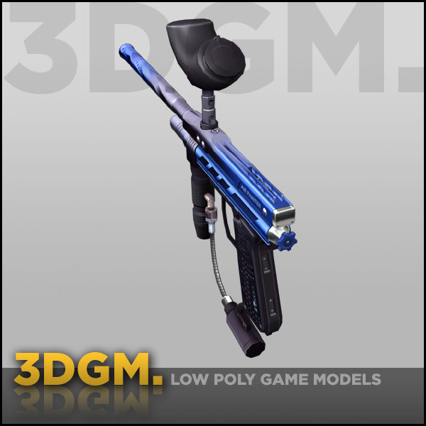 paintball gun 3d obj - Paintball gun 3DGM by 3D Game Models