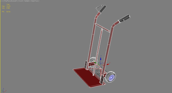 walkie truck 3d max - Walkie truck 02 by emkei