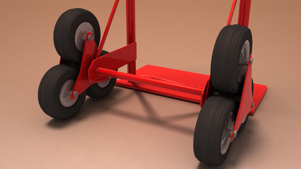 walkie truck 3d model - Walkie truck 05 by emkei