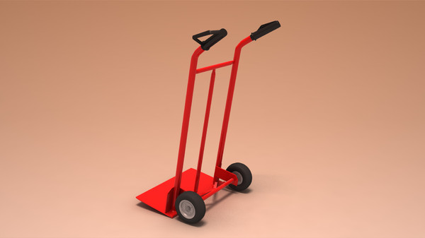walkie truck 3d max - Walkie truck 02 by emkei