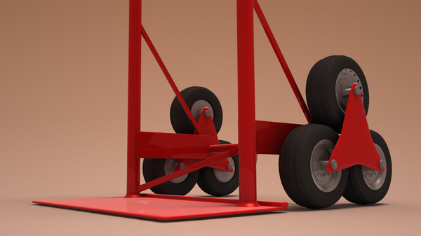 walkie truck 3d model - Walkie truck 05 by emkei