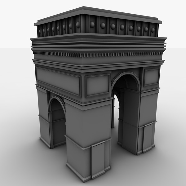 3ds arch triomphe - Arch De Triomphe... by KeremGogus