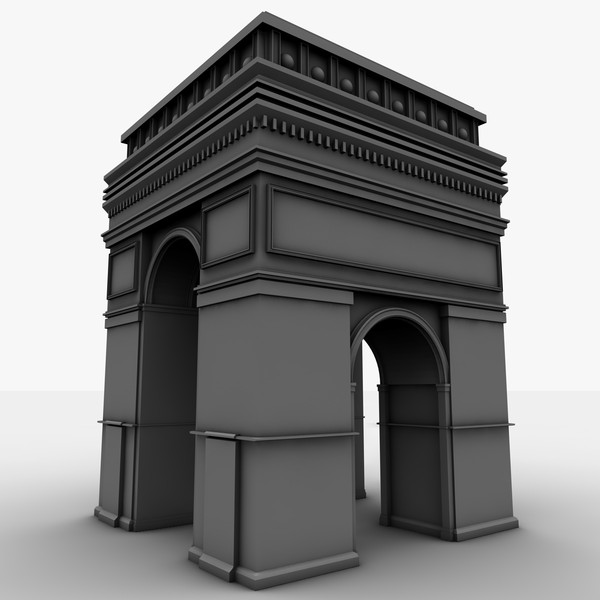 3ds arch triomphe - Arch De Triomphe... by KeremGogus