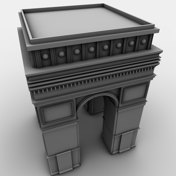 3ds arch triomphe - Arch De Triomphe... by KeremGogus