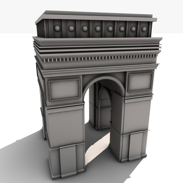 3ds arch triomphe - Arch De Triomphe... by KeremGogus