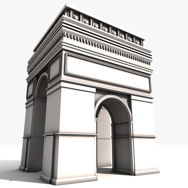 3ds arch triomphe - Arch De Triomphe... by KeremGogus