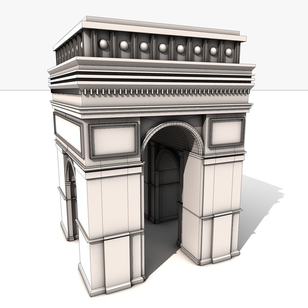 3ds arch triomphe - Arch De Triomphe... by KeremGogus