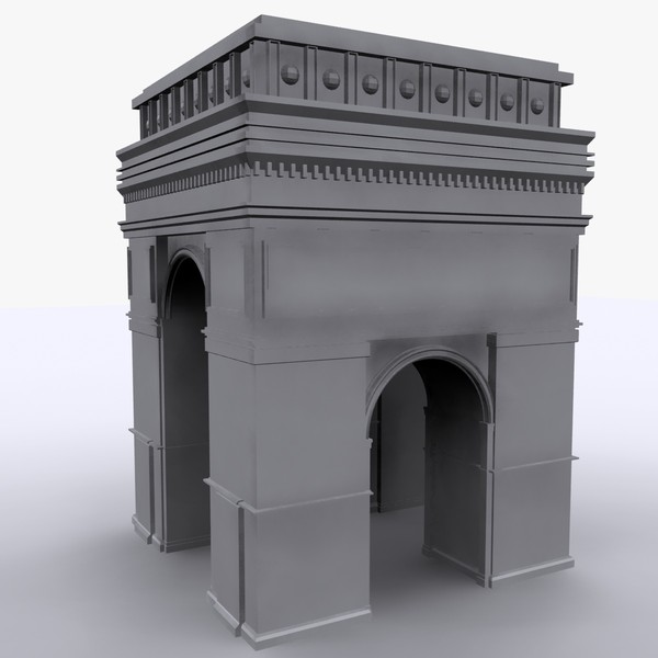 3ds arch triomphe - Arch De Triomphe... by KeremGogus