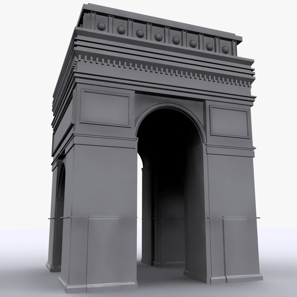 3ds arch triomphe - Arch De Triomphe... by KeremGogus