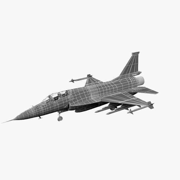3ds max realistic jf-17 thunder fighter - JF-17 Thunder Fighter by 3d_molier