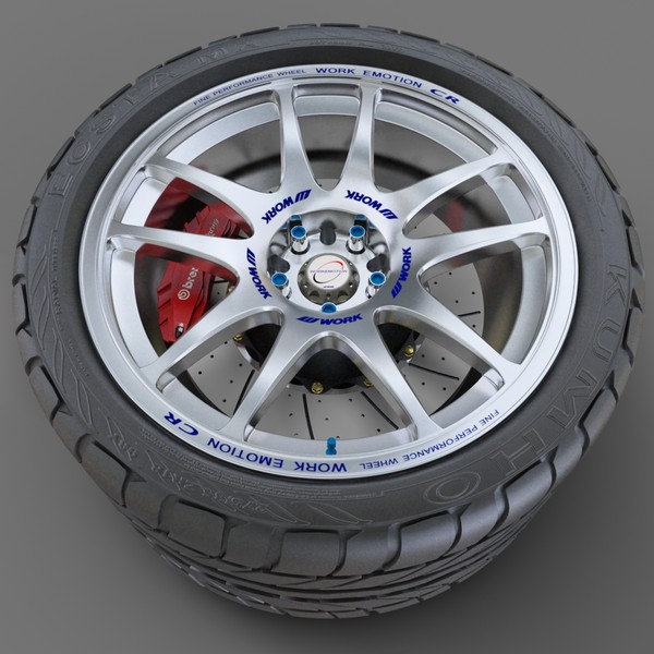wheel emotion 3d max - Work Emotion... by redline_or_nothing