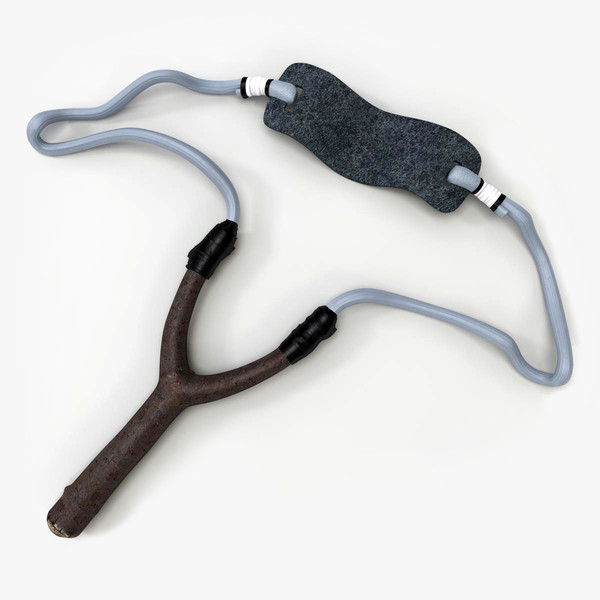 3d slingshot modelled - Slingshot by 3d_molier