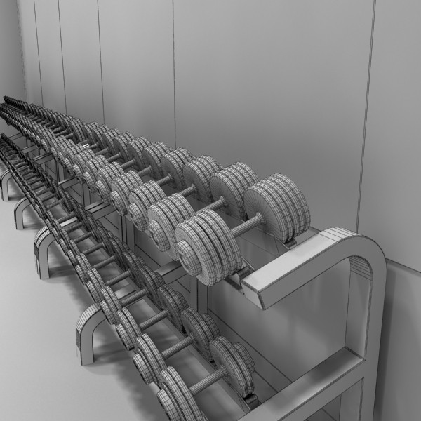 3d fitness center - Fitness Center by monkeyodoom