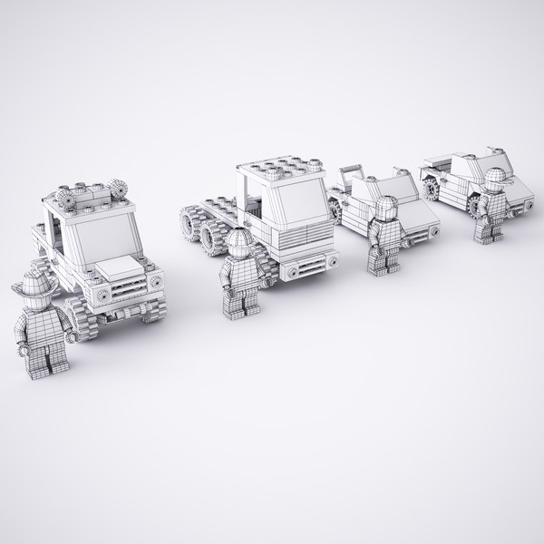 3d lego street vehicles - LEGO street vehicles by mali222