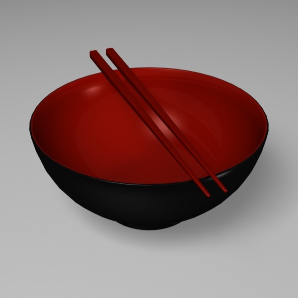 3d miso bowl model - Miso Bowl by mostlysquare