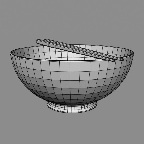 3d miso bowl model - Miso Bowl by mostlysquare