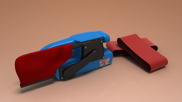 3d model of grinding machine - Grinding machine by emkei