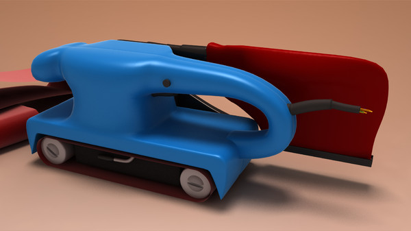 3d model of grinding machine - Grinding machine by emkei