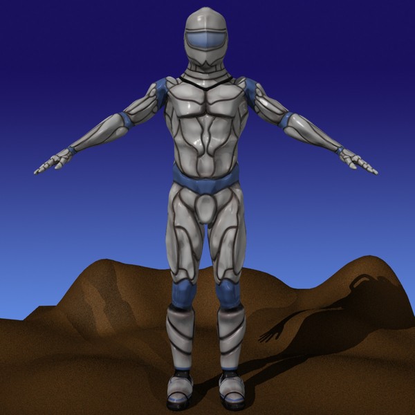 free spaceman space 3d model - Spaceman by windowmaker