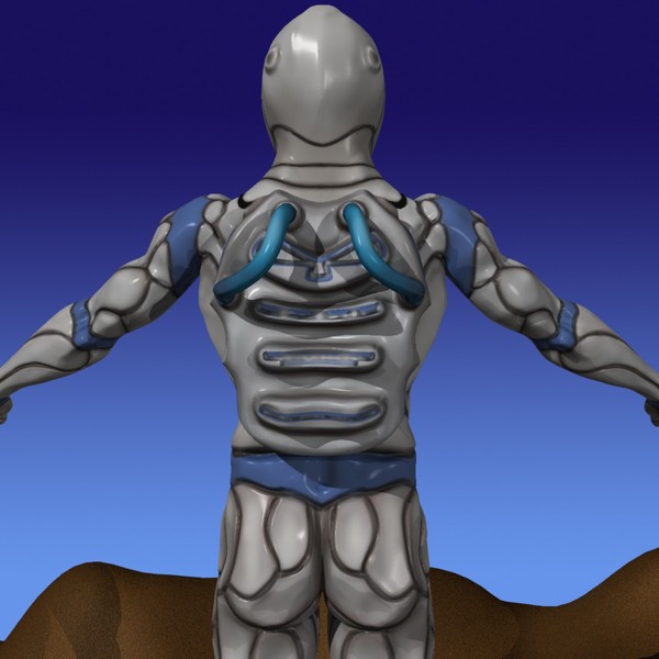 free spaceman space 3d model - Spaceman by windowmaker