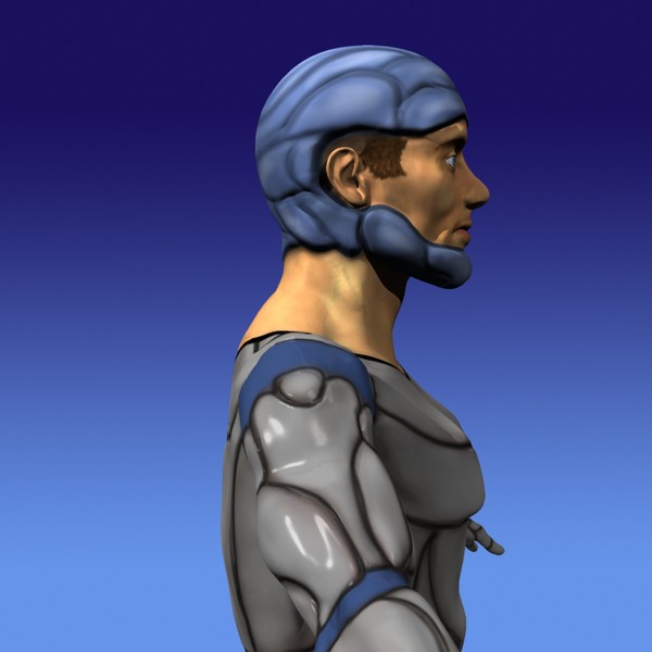 free spaceman space 3d model - Spaceman by windowmaker