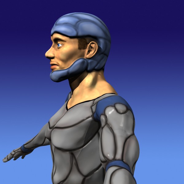 free spaceman space 3d model - Spaceman by windowmaker
