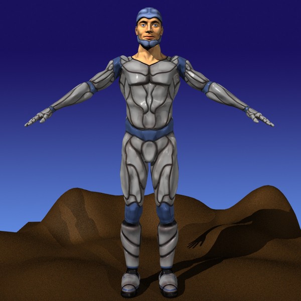free spaceman space 3d model - Spaceman by windowmaker