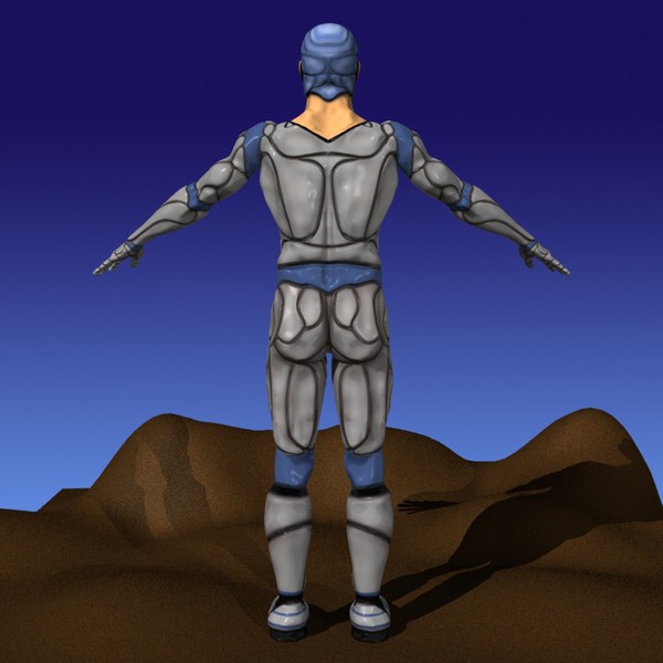 free spaceman space 3d model - Spaceman by windowmaker