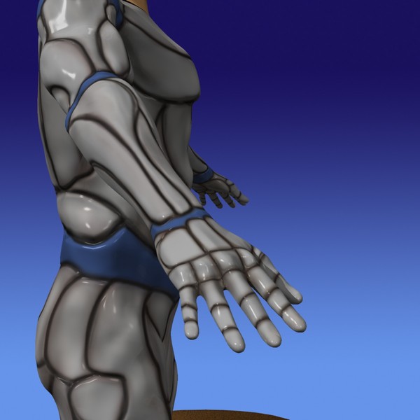 free spaceman space 3d model - Spaceman by windowmaker