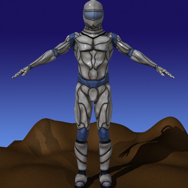 free spaceman space 3d model - Spaceman by windowmaker