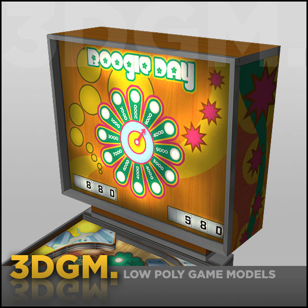 pinball machine obj - Pinball 3DGM by 3D Game Models
