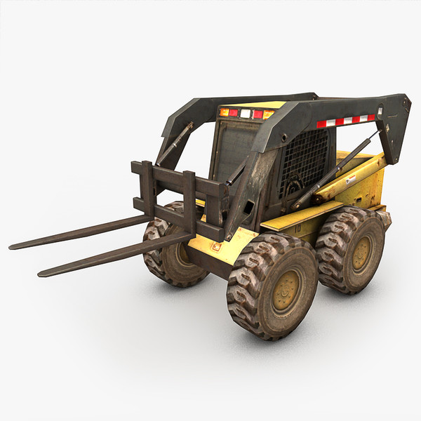 3d max mini forklift lift - Mini Forklift by NesAn Studio