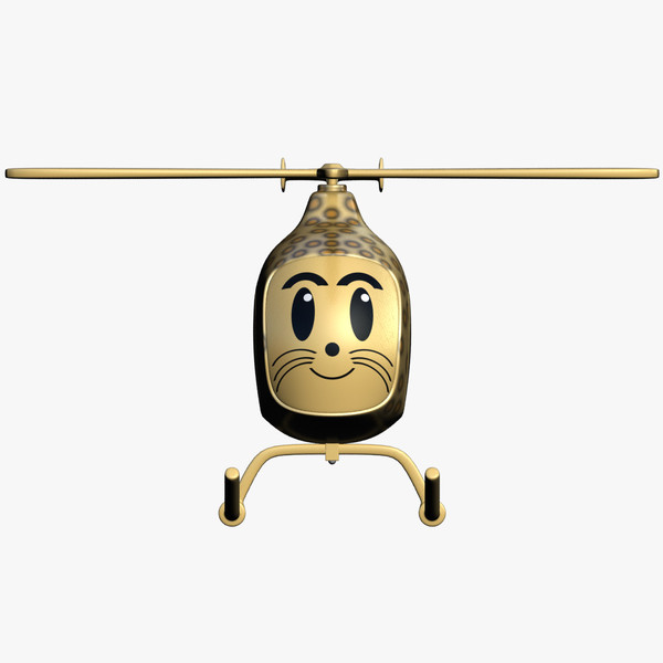 3ds max toy helicopter v6 - Toy Helicopter V6 by gin3d