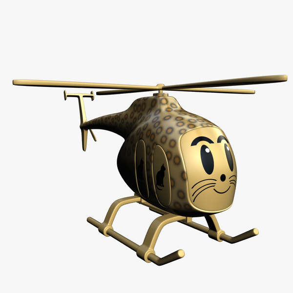 3ds max toy helicopter v6 - Toy Helicopter V6 by gin3d