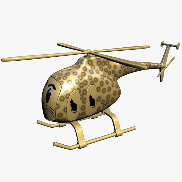 3ds max toy helicopter v6 - Toy Helicopter V6 by gin3d