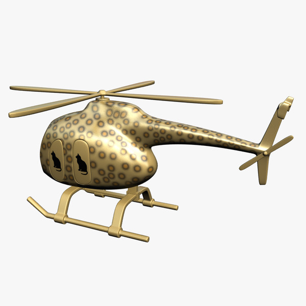 3ds max toy helicopter v6 - Toy Helicopter V6 by gin3d