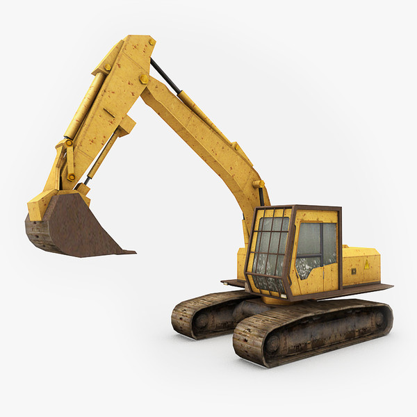 3d industrial excavator model - Excavator by NesAn Studio