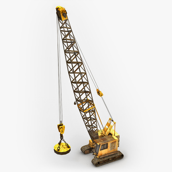 3dsmax crawler crane - Crawler Crane by NesAn Studio