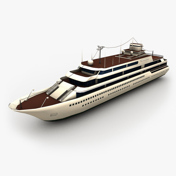 ocean liner line 3d model - Ocean Liner by NesAn Studio