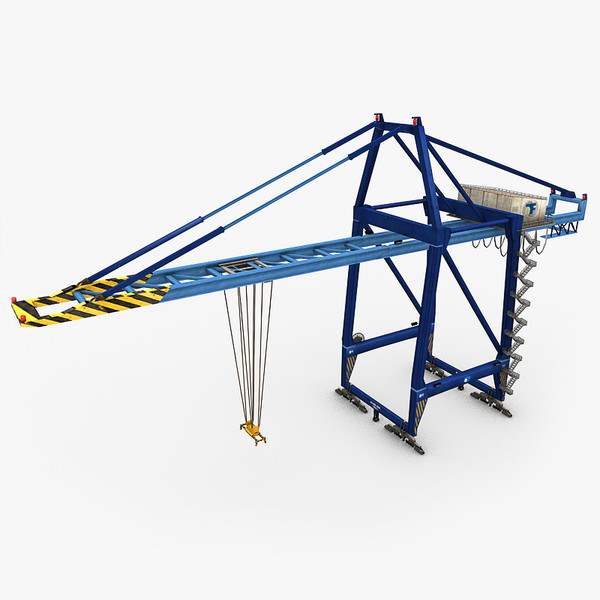 3d felixstowe dock crane model - Felixstowe Dock Crane by NesAn Studio