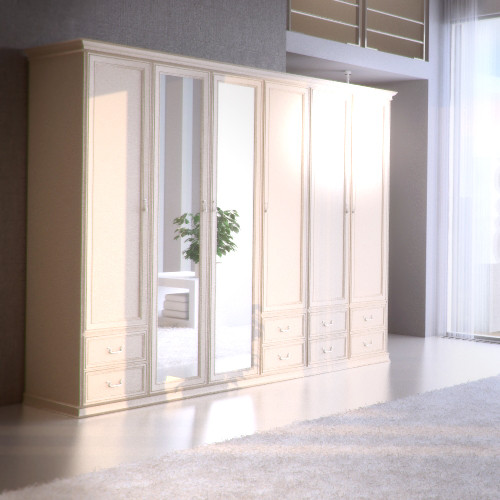 wardrobe classical 3d max - Wardrobe classical by RTEwork