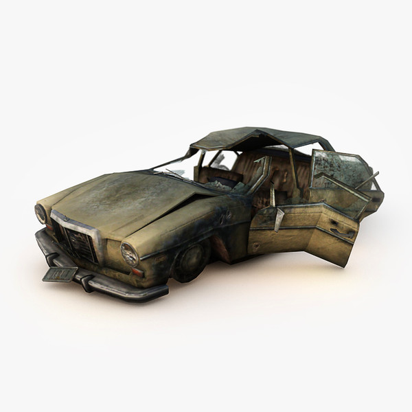 destroyed car max - Destroyed Car by NesAn Studio