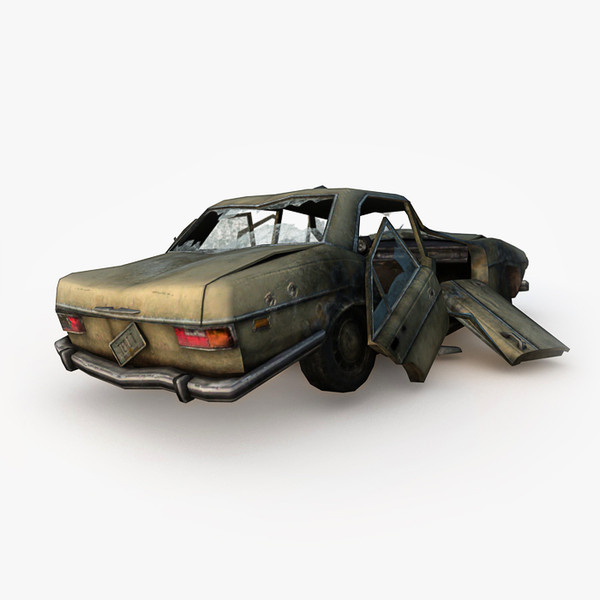destroyed car max - Destroyed Car by NesAn Studio