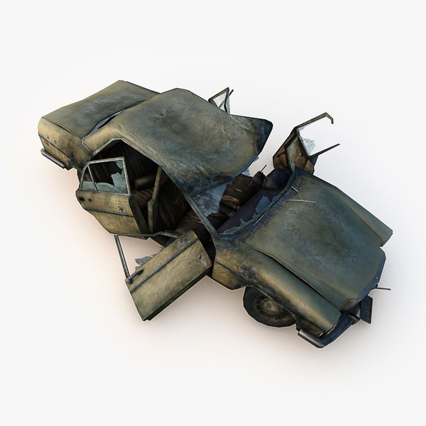 destroyed car max - Destroyed Car by NesAn Studio