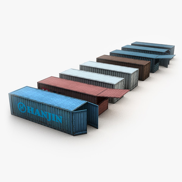 containers terminal 3d c4d - Container Collections by NesAn Studio