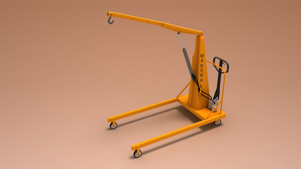 hand-operatived crane max - Hand-operatived crane by emkei